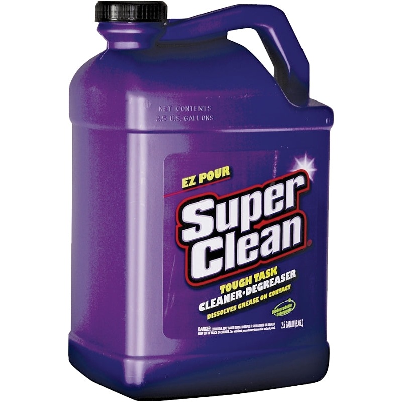 Superclean 101724 Cleaner and Degreaser, 2.5 gal Jug, Liquid, Citrus, Pack of 2