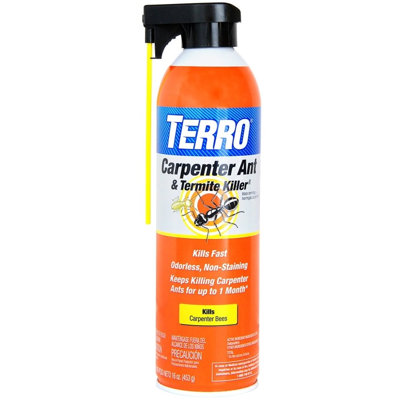 Terro T1901-6 Carpenter Ant and Termite Killer, Liquid, Spray Application, 16 oz, Aerosol Can