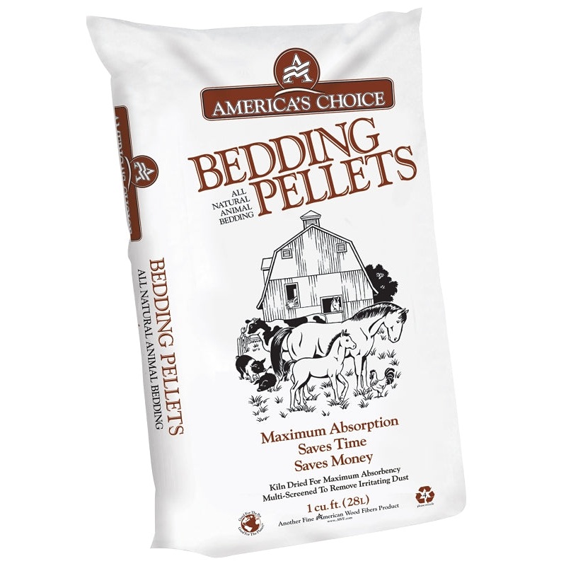America’s Choice 1/4PELLET40P2AC Bedding Pellet Bag, Softwood Fiber Bag