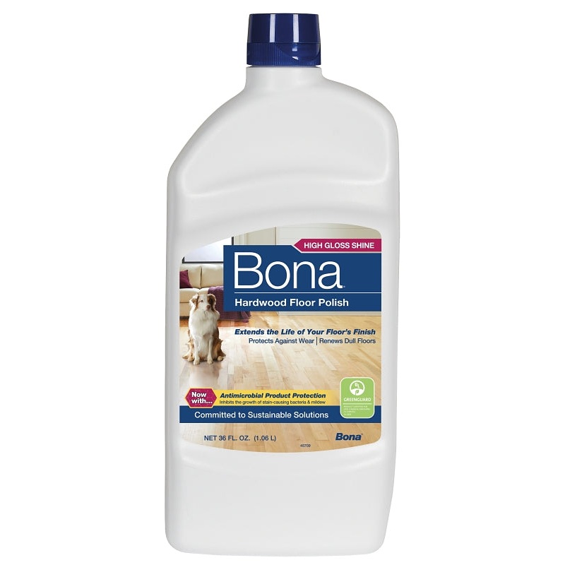 Bona WP510059001 Floor Polish, 36 oz, Liquid, Fresh, White