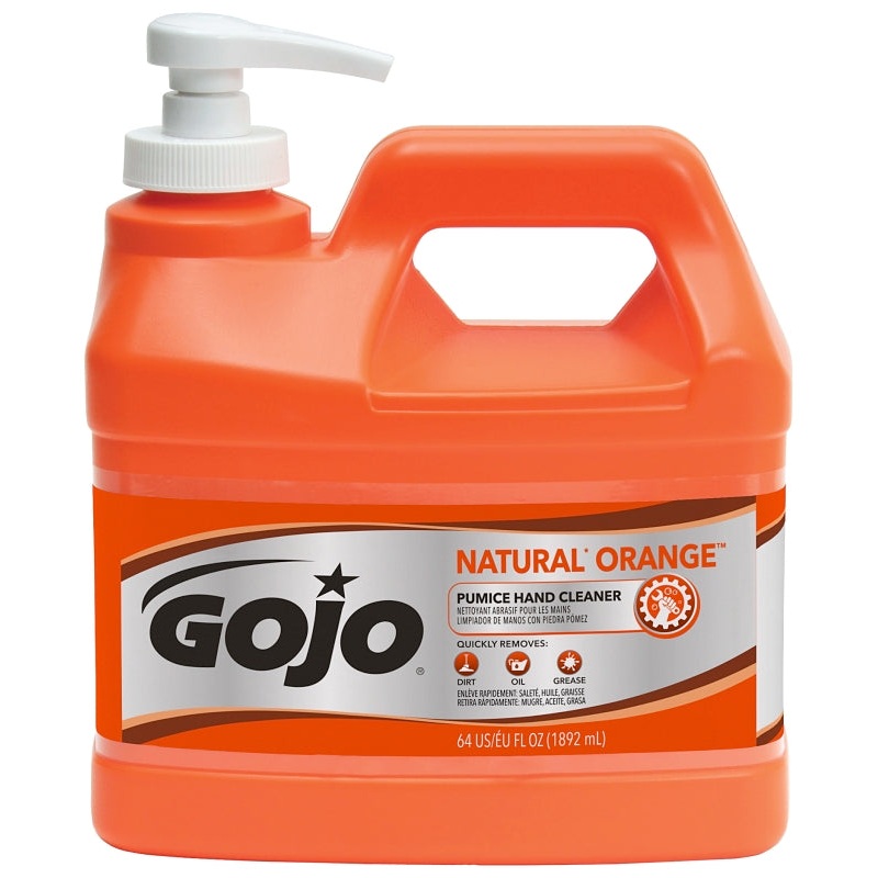 Gojo 0958-04 Hand Cleaner, Liquid, Citrus, 0.5 gal Bottle, Pack of 4