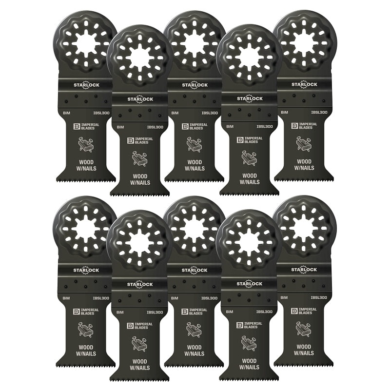 Imperial Blades Starlock IBSL300-10 Standard Blade, 18 TPI, Bi-Metal, 10/PK