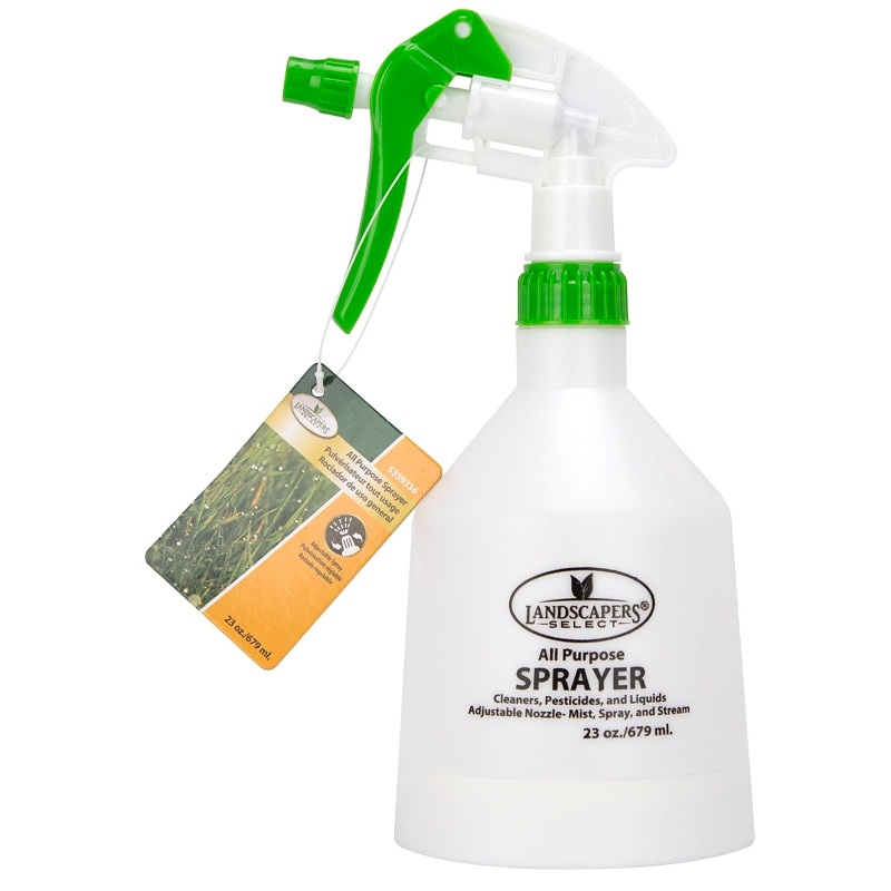 Landscapers Select SX-2058D(S) Spray Bottle, Adjustable Nozzle, PE, White