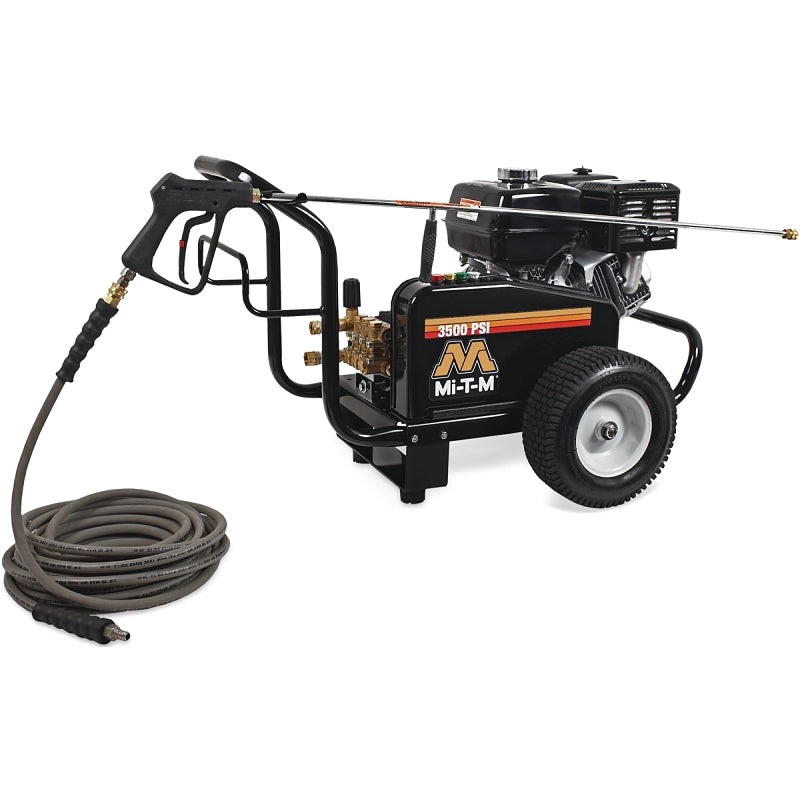 Mi-T-M JCW JCW-3504-2MHB Pressure Washer, Gasoline, Honda GX390 OHV Engine, 389 cc Engine Displacement, AR Pump
