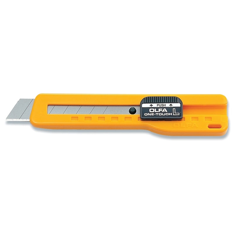 OLFA 9038 Utility Knife, 18 mm W Blade, Stainless Steel Blade