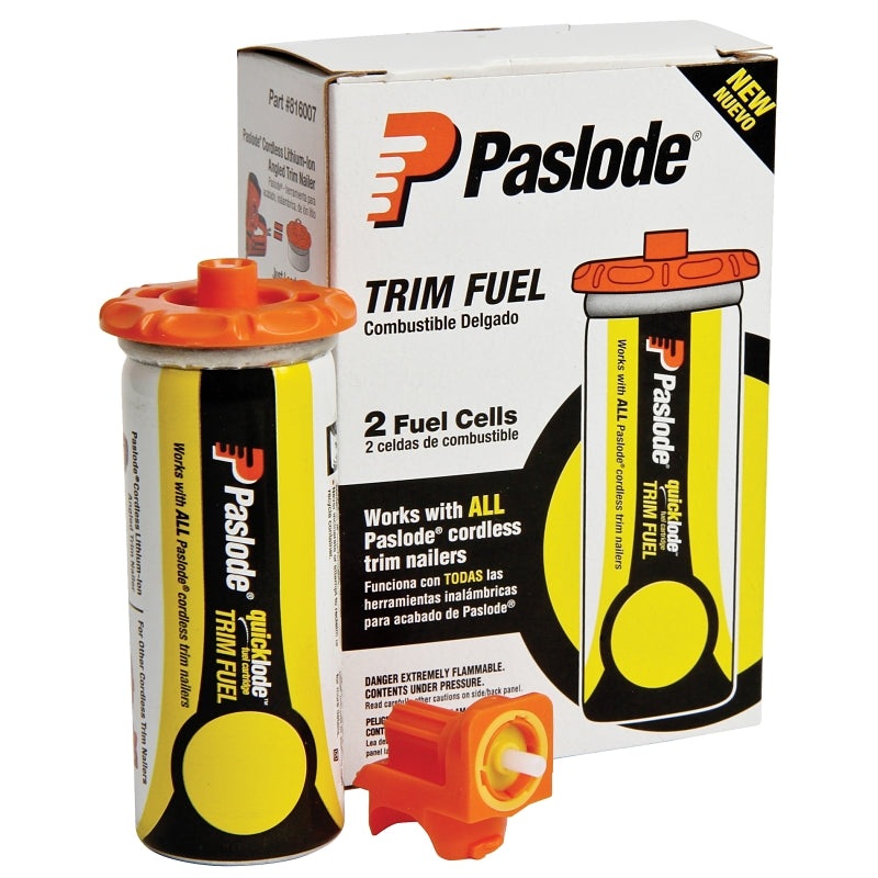 Paslode 816007 Trim Fuel, Universal, Yellow, For: Paslode Cordless Finish Nailers