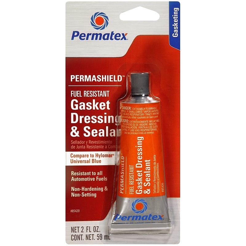 Permatex 85420 Gasket Dressing Sealant, 2 oz Tube, Liquid, Ketone