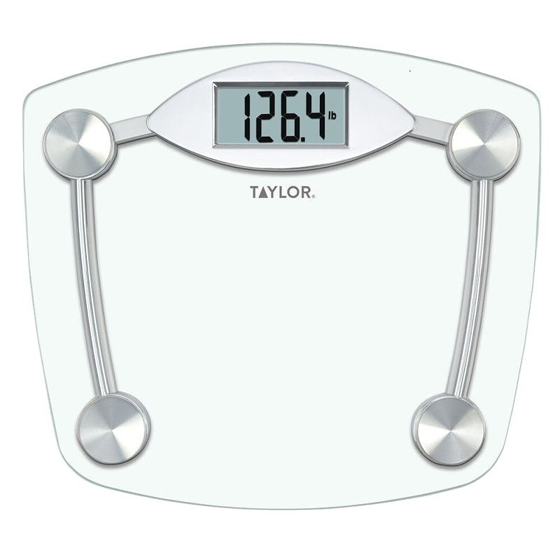 SCALE DIGITAL GLS SQ CHR LB KG, Pack of 2