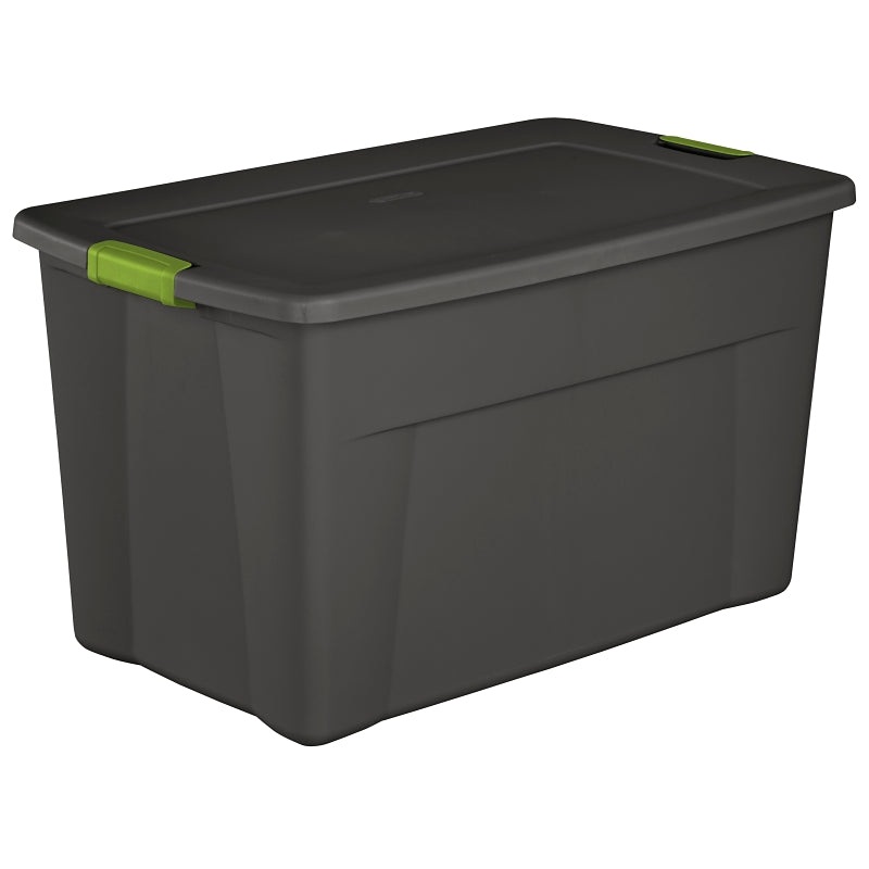 Sterilite 1945 19453V04 Latch Tote with Soft Fern Latches, Plastic, 32-1/2 in L, 19-3/4 in W, 18-5/8 in H, Pack of 4