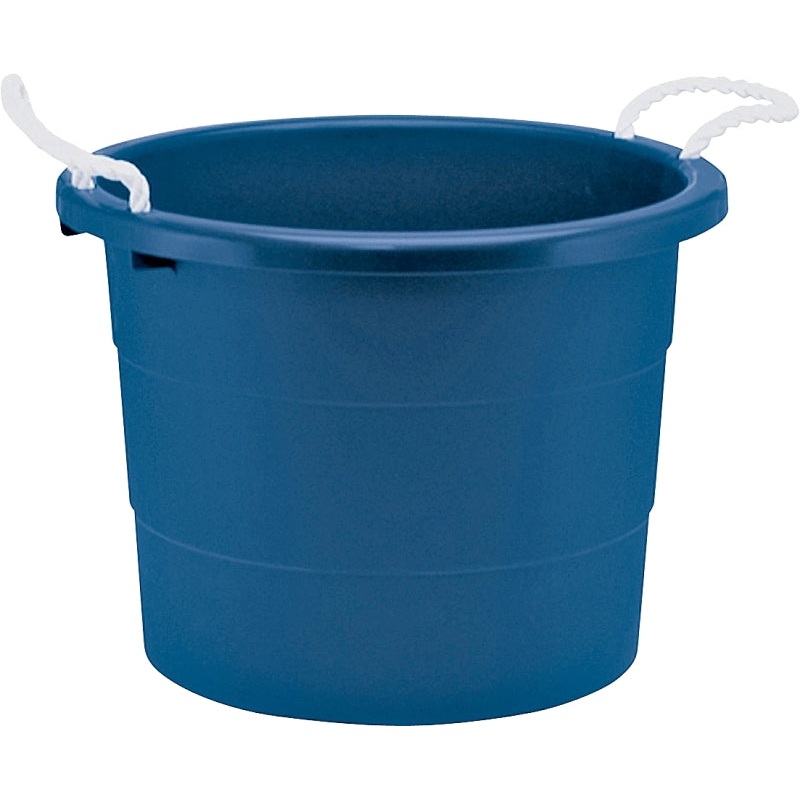 United Solutions TU0014 Utility Tub, 20 gal Capacity, Plastic, Blue, Pack of 6