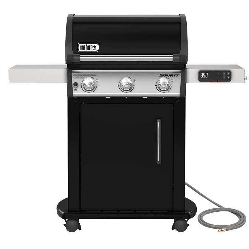 Weber Spirit EX-315 Series 47512401 Gas Grill, 39,000 Btu, Natural Gas, 3-Burner, 424 sq-in Primary Cooking Surface