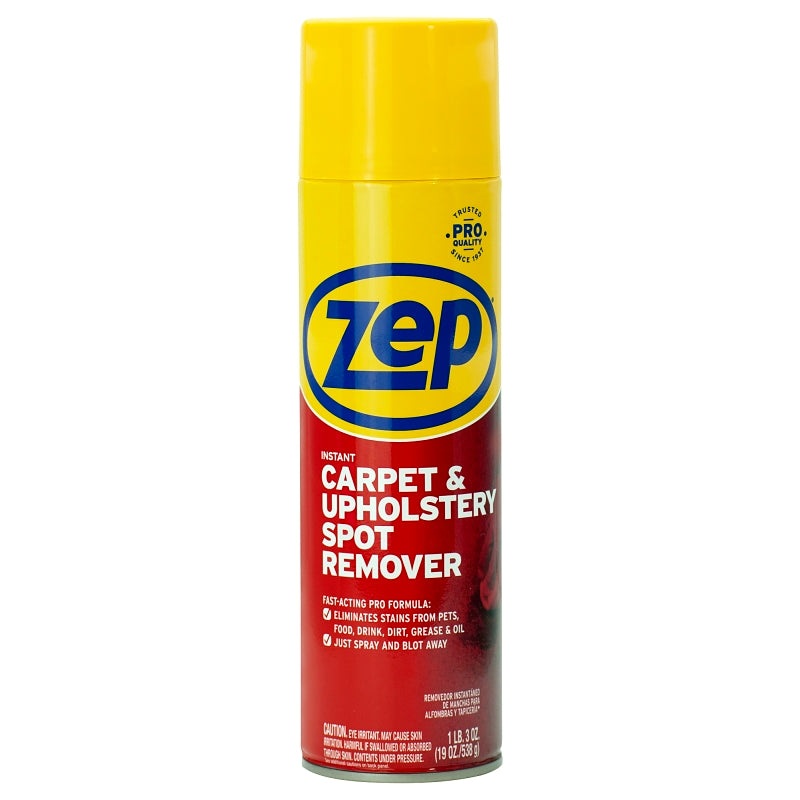Zep ZUSPOT19 Instant Spot Remover, 19 oz, Liquid, Clear