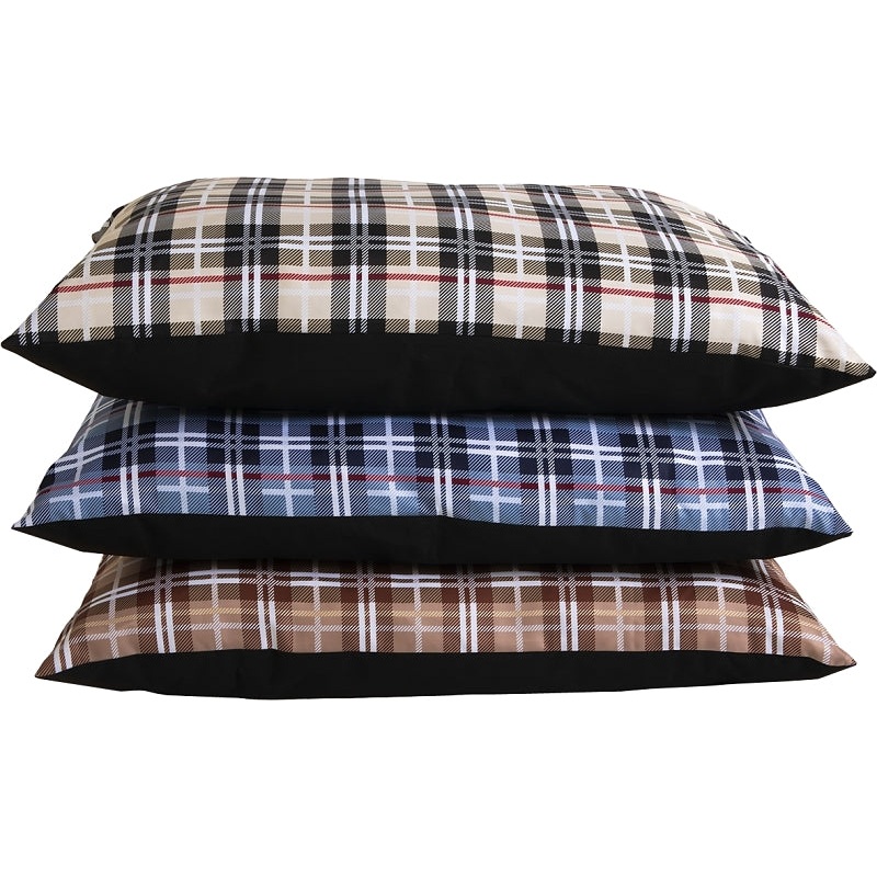 Aspenpet 27466 Pillow Bed, 30 in L, 40 in W, Cedar/Polyester Fiber Fill, Assorted