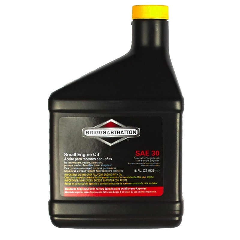Briggs & Stratton 100005 Engine Oil, 30W, 18 fl-oz, Pack of 12
