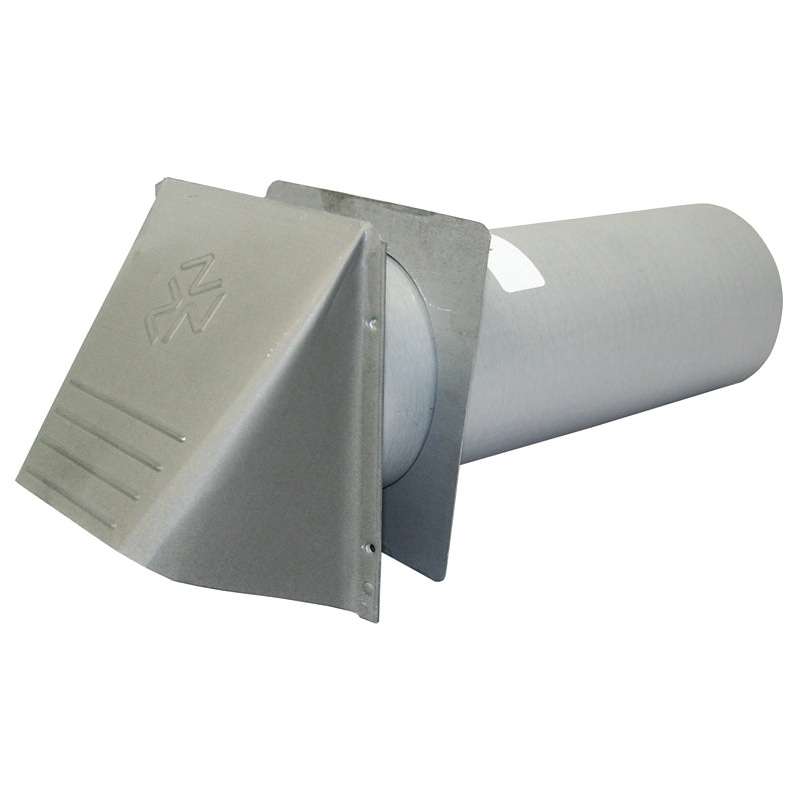 Builder’s Best P-Tanium 110889 Dryer Vent Hood, 6 in W Hood, 6 in H Hood, 4 in Duct