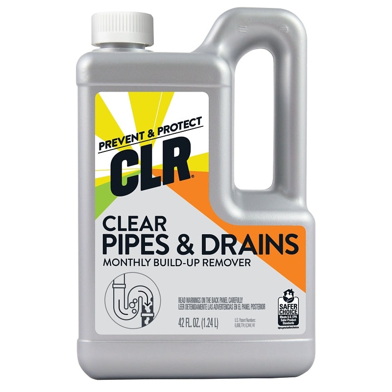 CLR CBR-6 Build-Up Remover, 42 oz, Liquid, Odorless, Light Blue