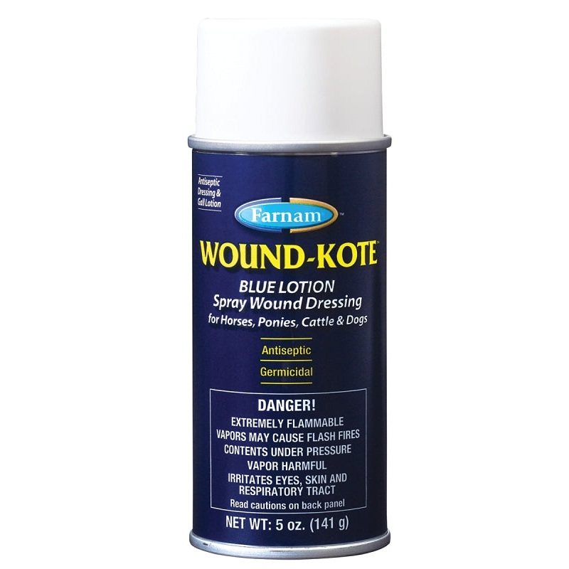 Farnam Wound-Kote 30401 Wound Lotion, Lotion, Blue, 5 oz