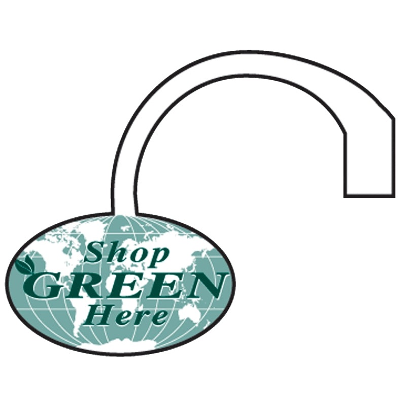Identiti GPEG2 Peg Bouncer Display Tag, Green