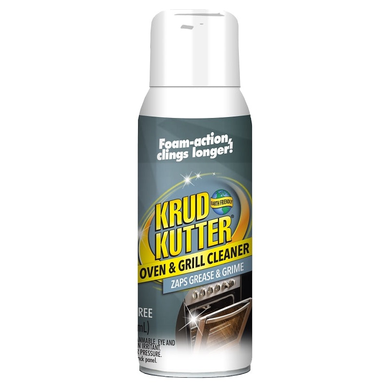 Krud Kutter 298478 Oven and Grill Cleaner, 12 oz, Aerosol Can, Liquid, Mild, Clear