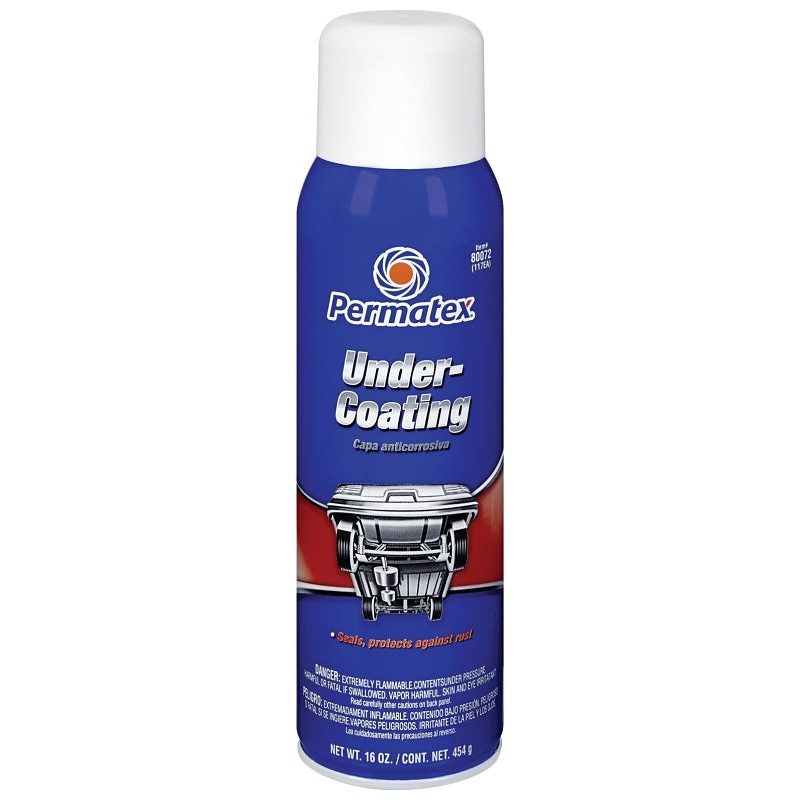Permatex 80072 Undercoating, 20 oz Aerosol Can, Liquid
