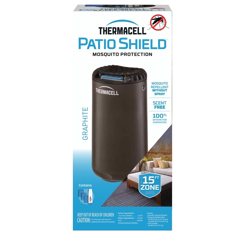 Thermacell Patio Shield MRPSL Mosquito Repeller, Graphite