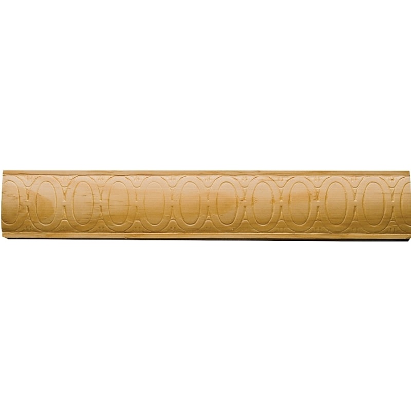 Waddell MLD360 Emboss Moulding, 96 in L, 2 in W, Pine Wood