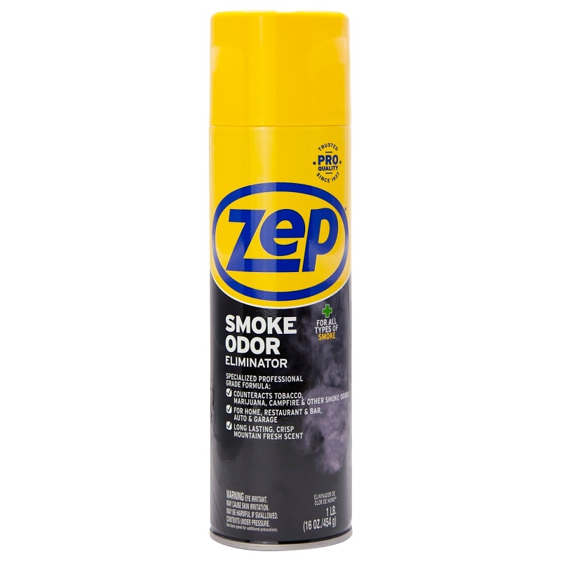 Zep ZUSOE16 Smoke Odor Eliminator, 16 oz Can