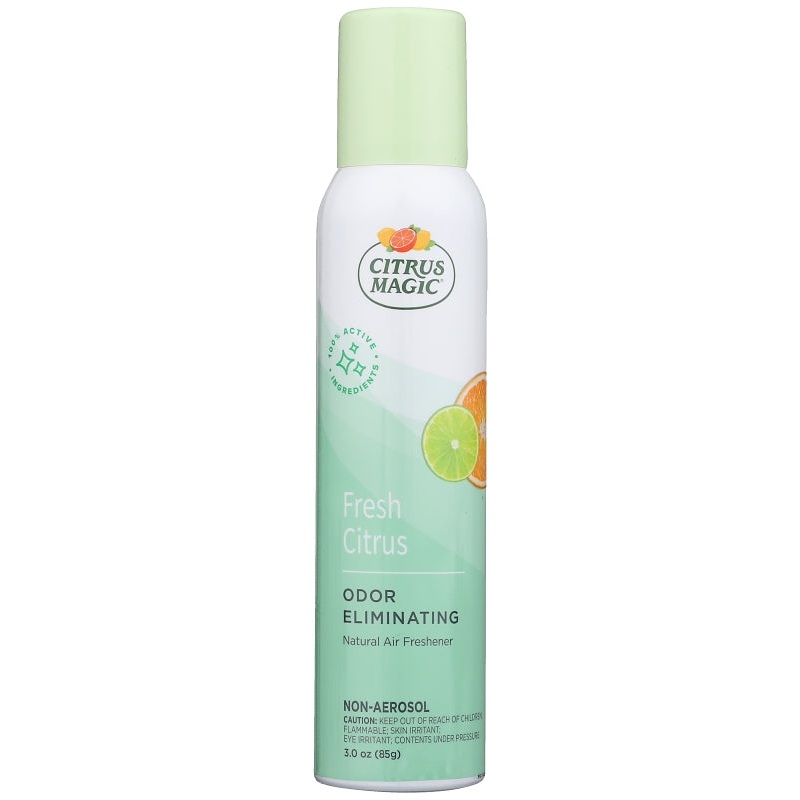 Citrus Magic 612172867 Air Freshener, 3 oz Bottle, Tropical Citrus Blend, Pack of 6