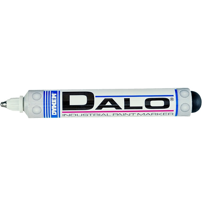 Dykem 26083 Paint Marker, White, Pack of 6