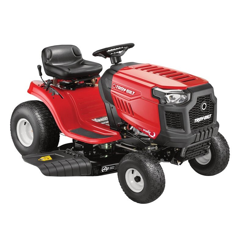 Troy-Bilt Pony 42 13AM77BSA23 Riding Lawn Mower, 15-1/2 hp, 500 cc Engine Displacement, 1-Cylinder, 42 in W Cutting