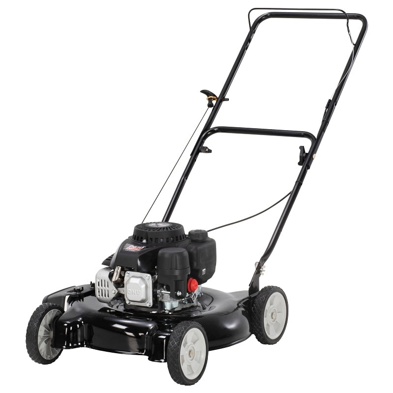 Yard Machines 11A-02BT729 Lawn Mower, 125 cc Engine Displacement, Oil, 20 in W Cutting, 1-Blade, Pull Start