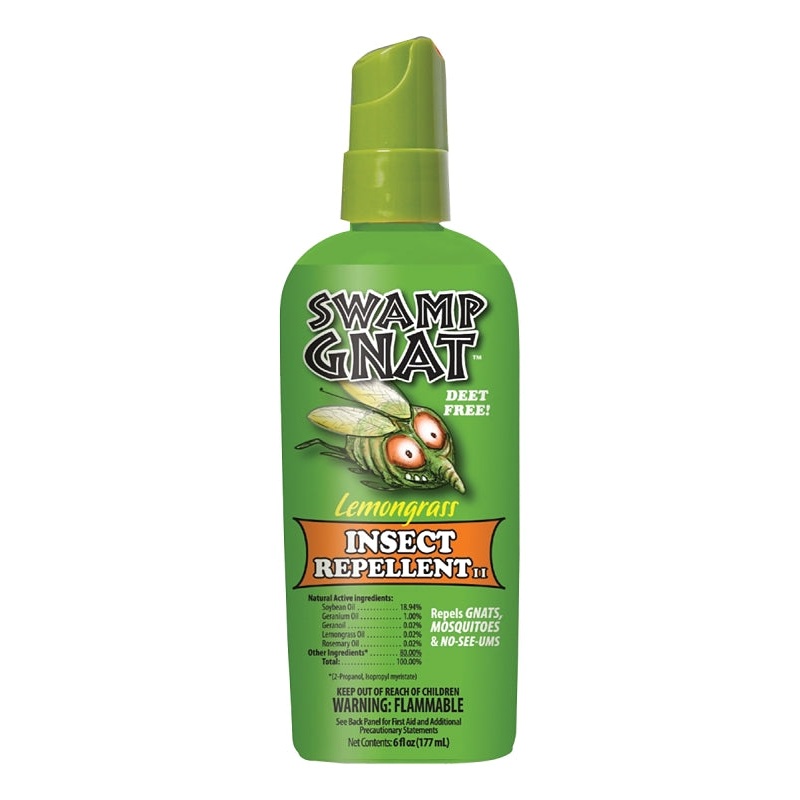 Harris Swamp Gnat SNAT-6 Insect Repellent, Liquid, Lemongrass
