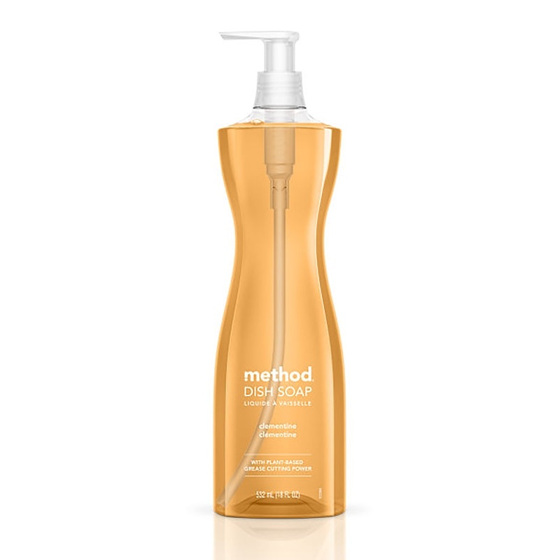 method 735 Dish Soap, 18 fl-oz, Liquid, Clementine, Orange