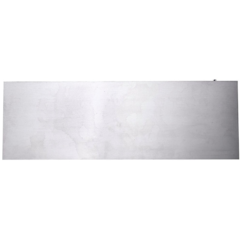 National Hardware 4215BC Series N316-315 Metal Sheet, 8 in W, 24 in L, Plain Tread, Aluminum, Mill, Pack of 3
