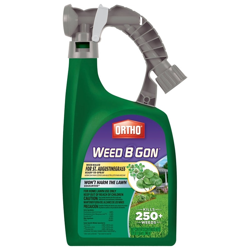 Ortho Weed B Gon 0193610 Ready-To-Spray Weed Killer, Liquid, Spray Application, 32 oz Bottle