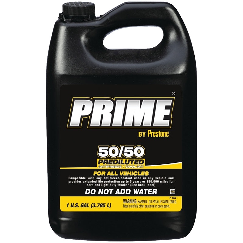 Prestone AF3100 Coolant, 1 gal, Yellow, Pack of 6