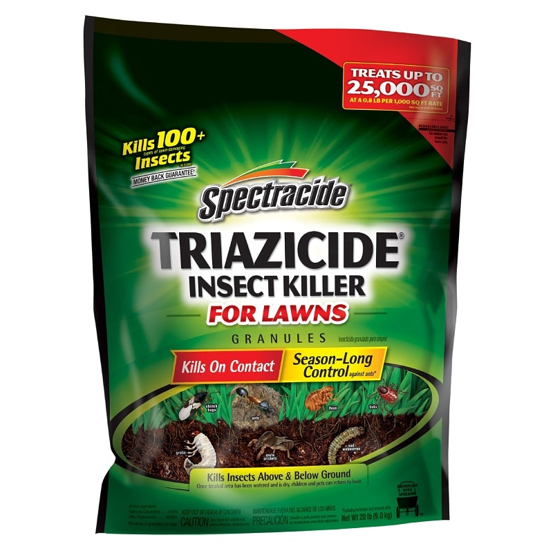 Spectracide Triazicide HG-53960 Insect Killer, Solid, 20 lb, Pack of 2