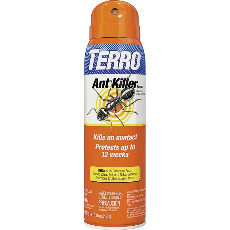 Terro T401-6 Ant Killer, Liquid, Spray Application, 16 oz, Aerosol Can