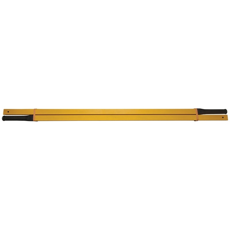 True Temper 002244VB Wheelbarrow Handle, 60 in L, Steel, Amber