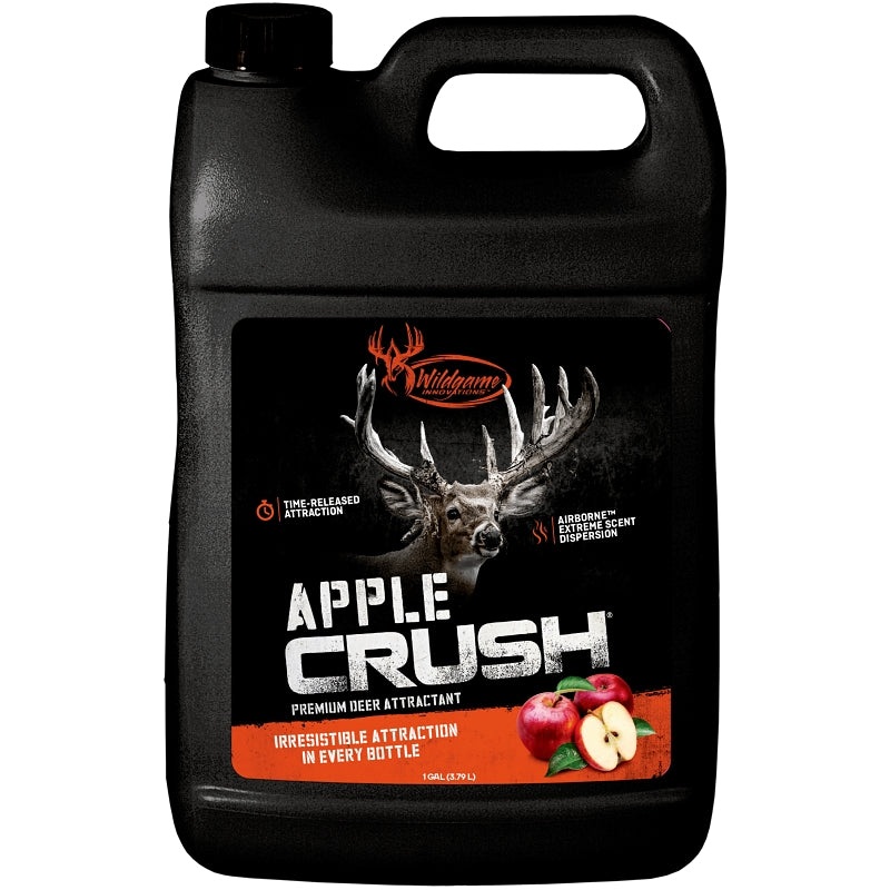 Wildgame INNOVATIONS FG-00328 Apple Crush Liquid, Apple Flavor, 1 gal, Pack of 3