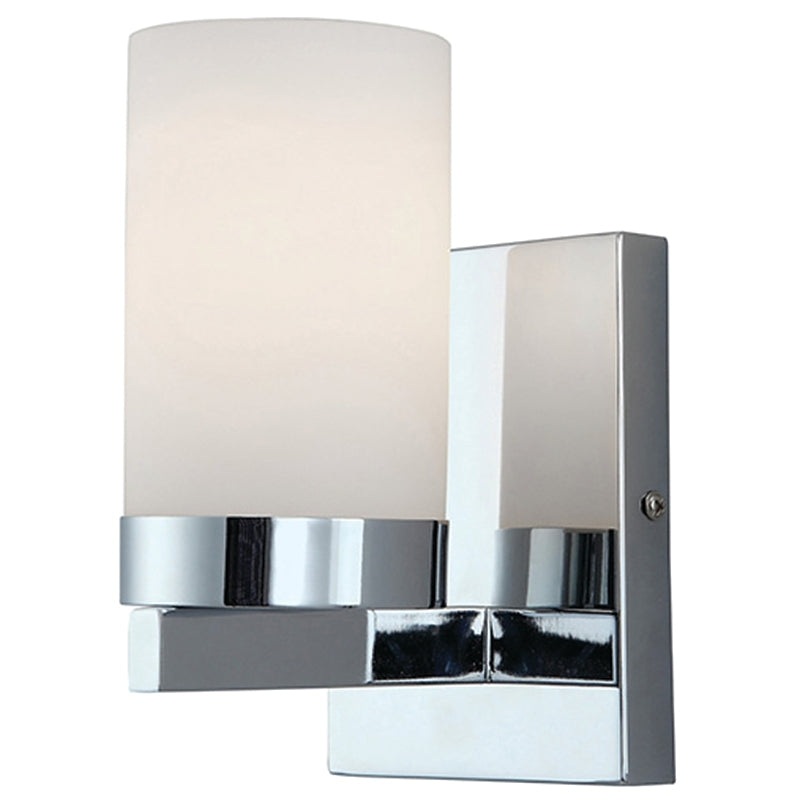 Canarm IVL429A01CH Vanity Light, 100 W, 1-Lamp, A Lamp, Steel Fixture, Chrome Fixture