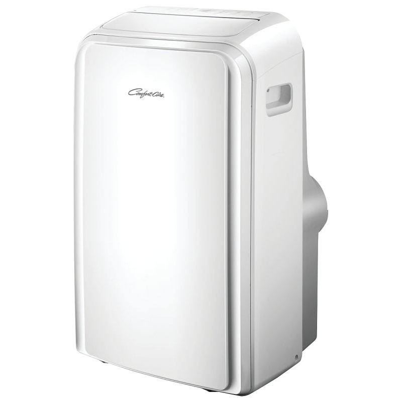 Comfort-Aire PS-121D Portable Air Conditioner, 115 V, 60 Hz, 12000 Btu/hr Cooling, 3-Speed, 55/54/53 dBA, 9 CEER