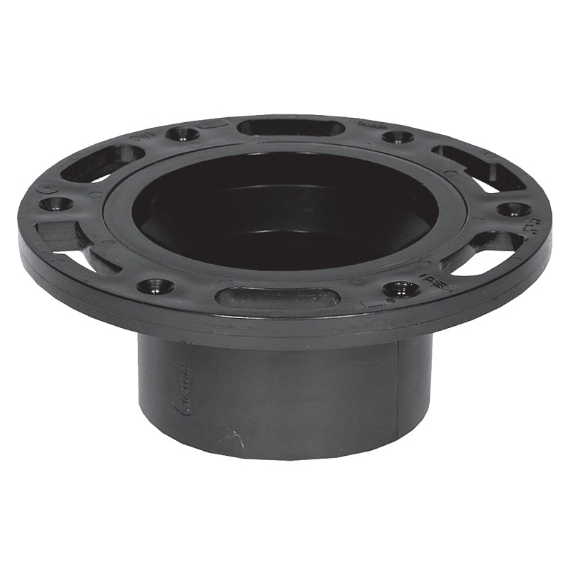 IPEX 027586 Closet Flange Hub, 4 x 3 in Dimensions, Hub, ABS