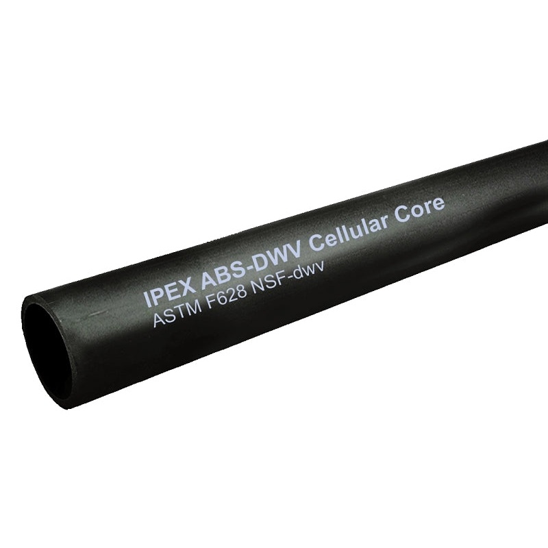 IPEX 079133 Pipe, 3 in, 12 ft L, SCH 40, ABS