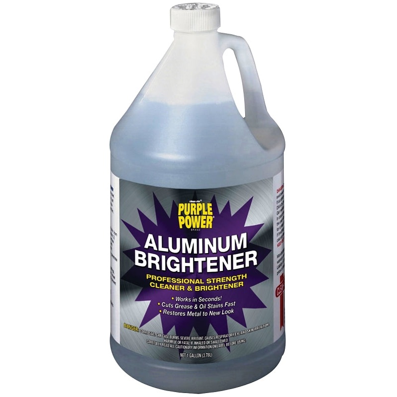 Purple Power 4120P Aluminum Brightener, 1 gal, Liquid, Acidic, Pack of 4