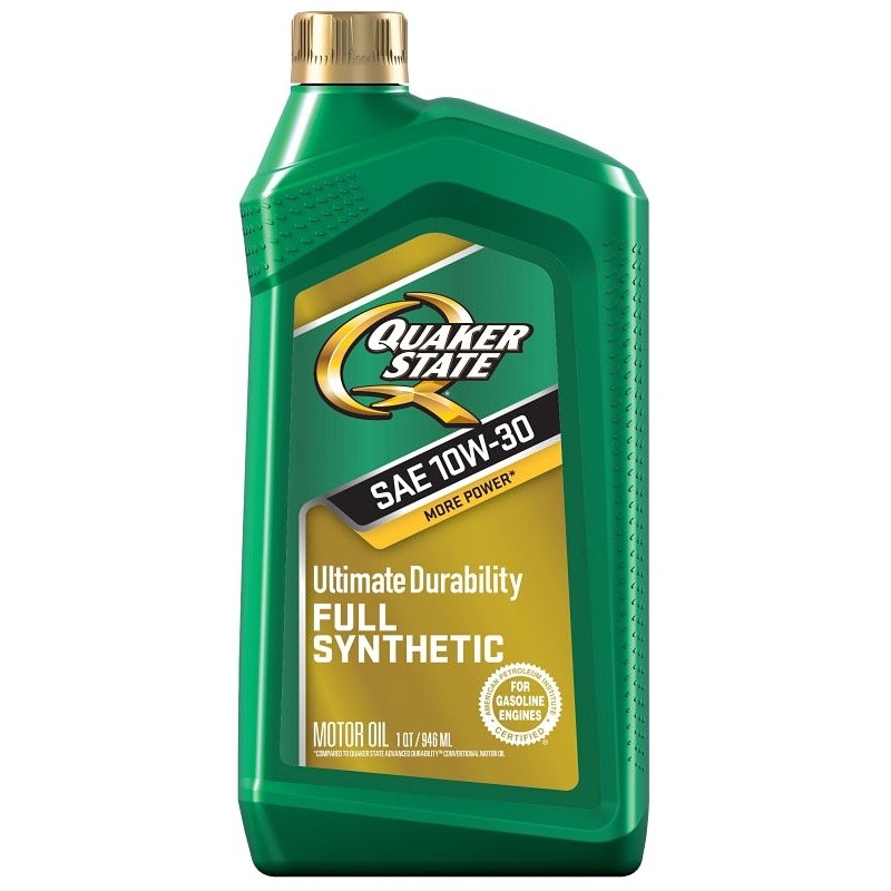 Quaker State Ultimate Durability 550046199/5500367 Motor Oil, 10W-30, 1 qt, Pack of 6