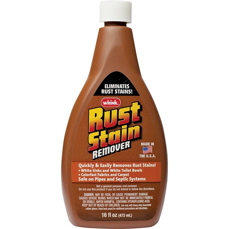 Whink 01291 Rust and Stain Remover, 16 oz, Liquid, Acrid