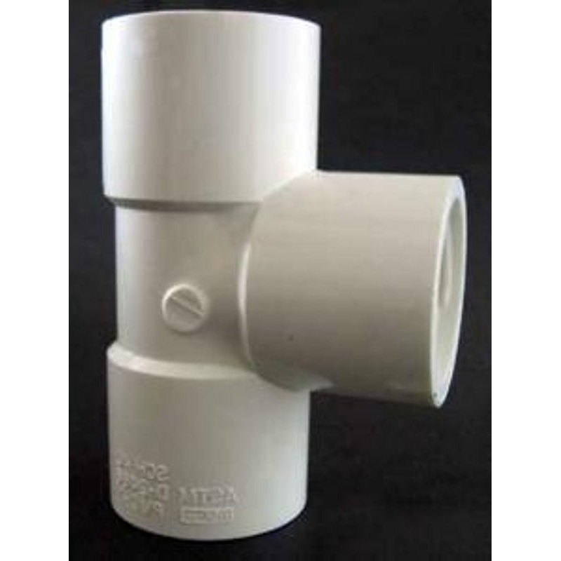 Xirtec 140 435852 Pipe Tee, 3/4 in, Socket x Socket x FPT, PVC, White, SCH 40 Schedule, 150 psi Pressure