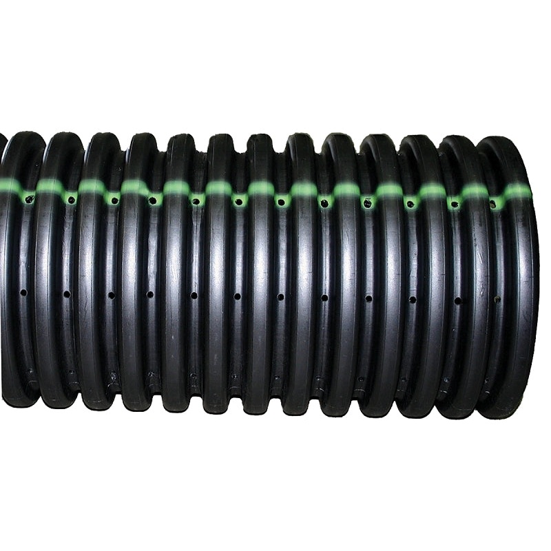 ADS HY-PF1-04-0010 Pipe Tubing, Perforated, Single-Wall, HDPE
