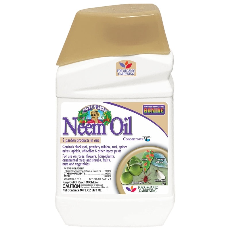 Bonide Captain Jack’s 024 Neem Oil, Liquid, 1 pt